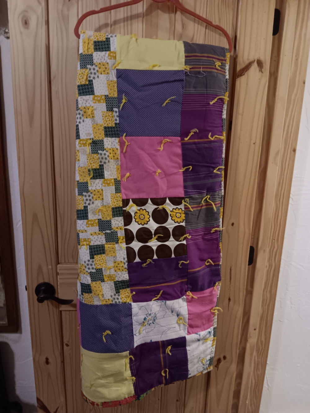 Old Twin Hand Tied Quilt